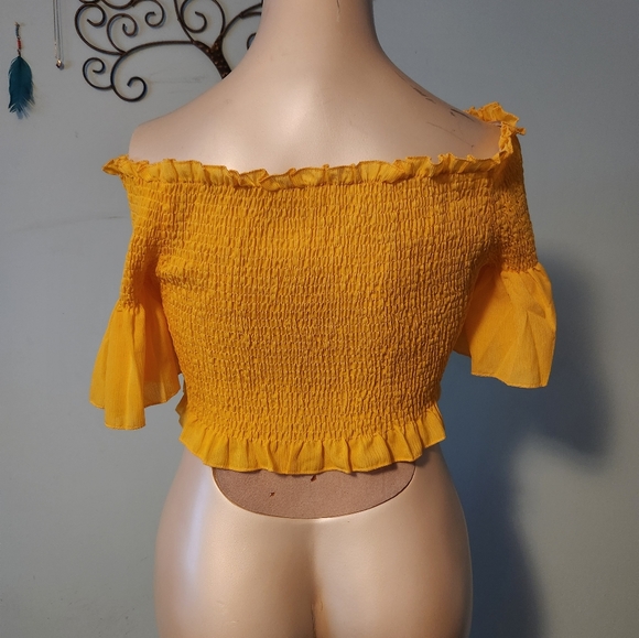 Cropped strechy blouse - Picture 3 of 4
